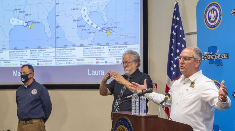 'In the bullseye:' Gulf preps for Laura to slam as hurricane