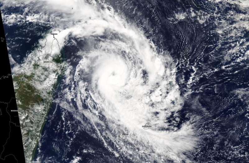 NASA sees Tropical Cyclone Herold's eye