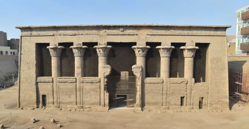 Research project reveals the original pigments of 200-year-old inscriptions at the temple of Esna