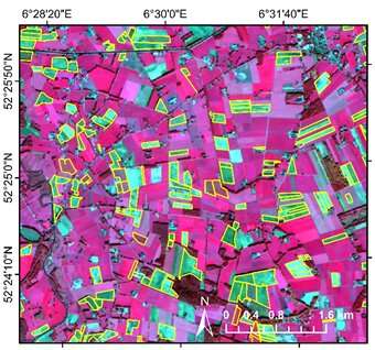 Satellite images help assess effective use of cover crops in Overijssel
