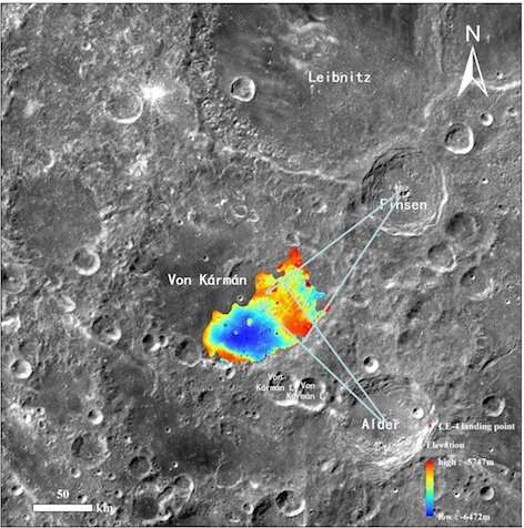 Scientists conduct topographic analysis and mineral retrieval based on Chang'e-4 data
