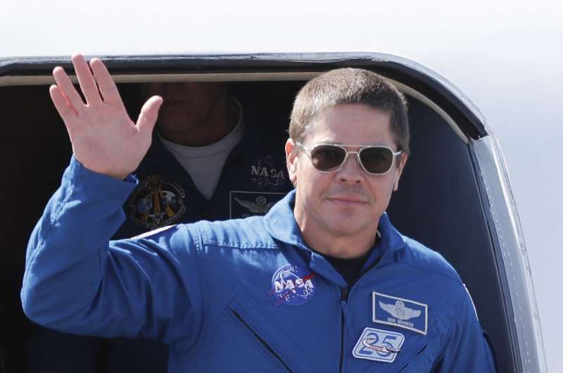 Astronauts arrive for NASA's 1st home launch in decade