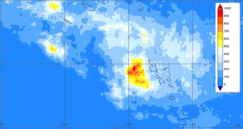 NASA finds heavy rainfall in powerful tropical cyclone Harold