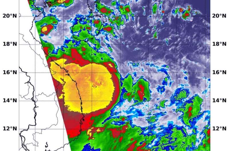 NASA finds tropical storm Noul packing a punch