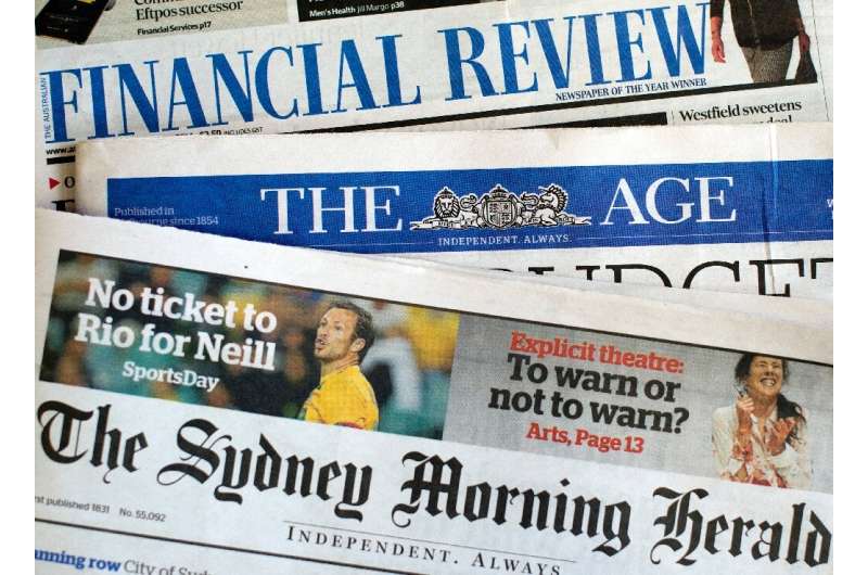 The government said 'nothing less than the future of the Australian media landscape is at stake with these changes'