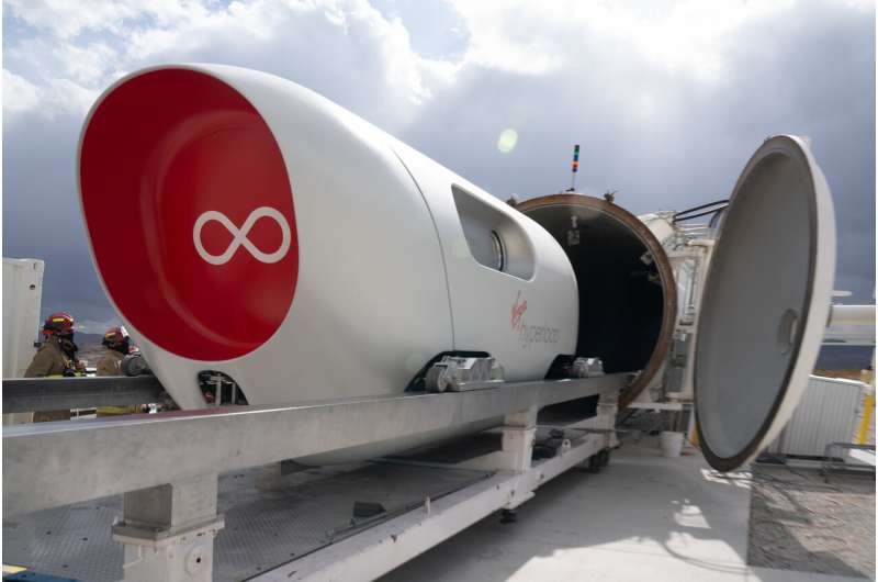 Virgin's Hyperloop carries passengers for the first time