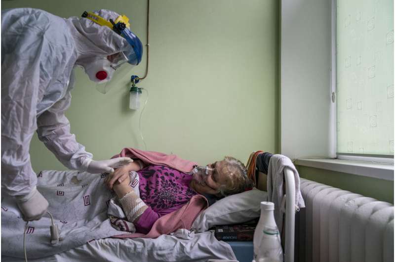'Catastrophically short of doctors': Virus surges in Ukraine
