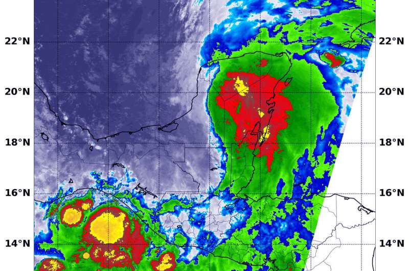 NASA analyzes Cristobal, the big rainmaker