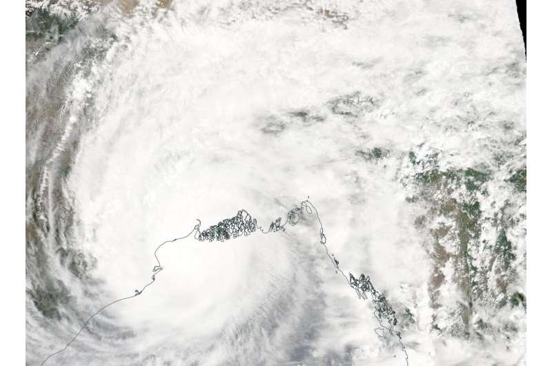 NASA satellites covering typhoon Amphan headed for landfall