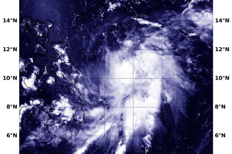 NASA sees Tropical Storm Vongfong form and threaten the Philippines