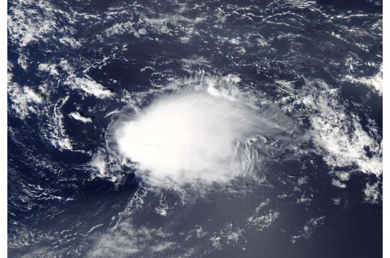 NASA sees Tropical Depression Rene dissipating