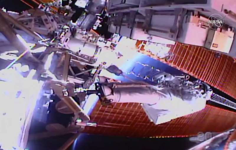 Space station power upgrades nearly finished after spacewalk