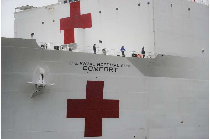 Navy hospital ships, once thought critical, see few patients
