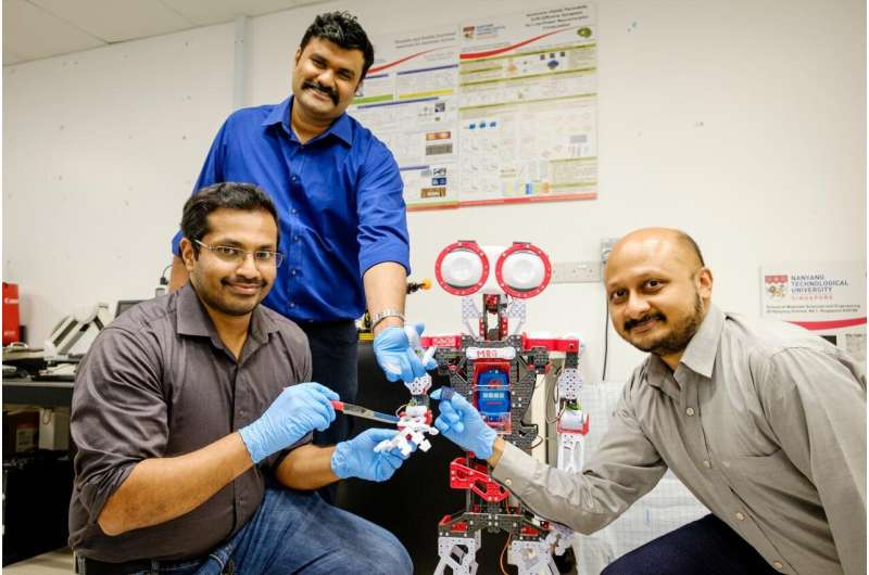 NTU Singapore scientists develop 'mini-brains' to help robots recognize pain and to self-repair