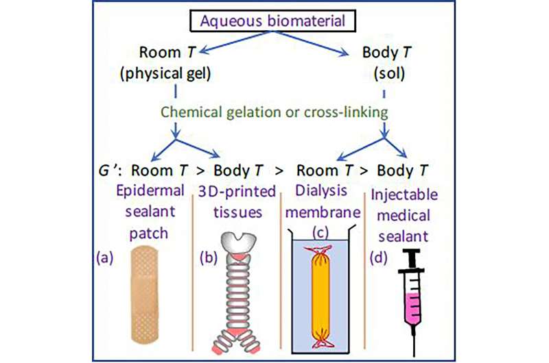 Adjusting processing temperature results in better hydrogels for biomedical applications