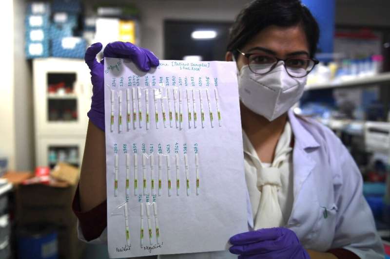 A fast and cheap paper-based coronavirus test will soon be available across India, with scientists hopeful it will help turn the