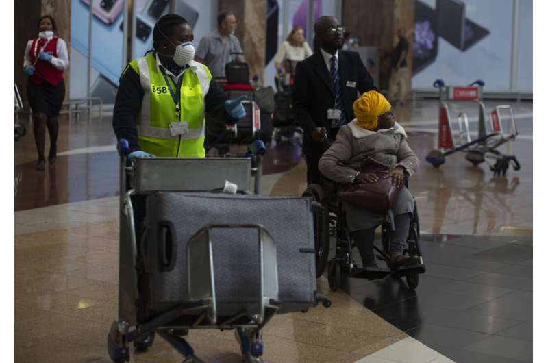 Africa's busiest airport says foreigners can't disembark