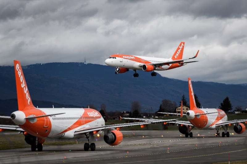 After it grounds its planes, easyJet said that for two months crew would be paid 80 percent of their average pay thanks to an em