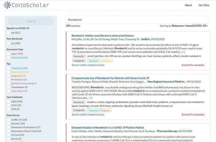 AI tool searches thousands of scientific papers to guide researchers to coronavirus insights
