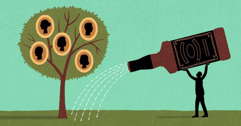 Alcoholism in the family affects how your brain switches between active and resting states