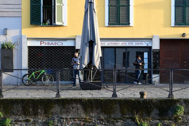 All restaurants and bars across Italy have to shut by evening and can only offer home deliveries