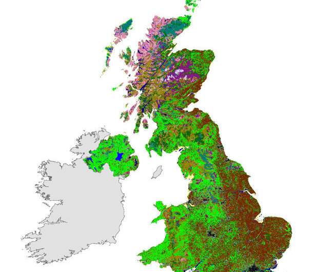 Almost 2 million acres of GB grassland lost as woodland and urban areas expand