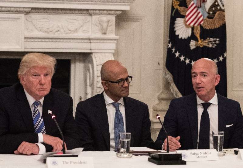 Amazon argues it was shut out of the Pentagon deal because of President Donald Trump's vendetta against the company and its chie