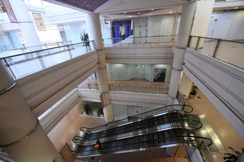 An empty UAE shopping mall amid the coronavirus pandemic