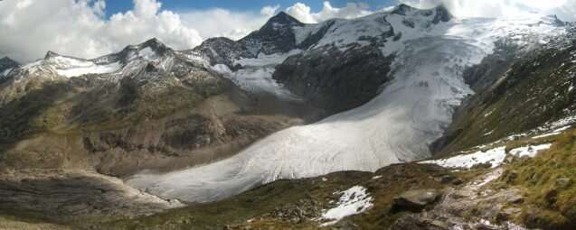 A new glacier website from the Austrian Alps