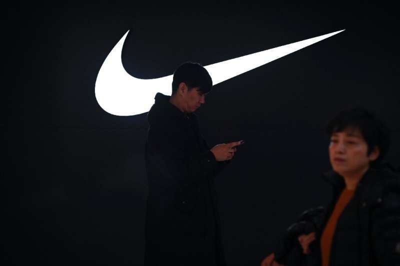 A Nike store in Beijing on January 15, 2020; its stores in much of China remain open but those in the US and several other count