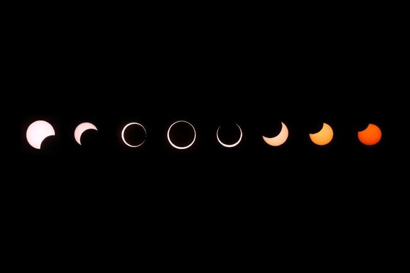 Annular eclipses occur when the Moon is not close enough to Earth to completely obscure sunlight, leaving a thin ring of the sol