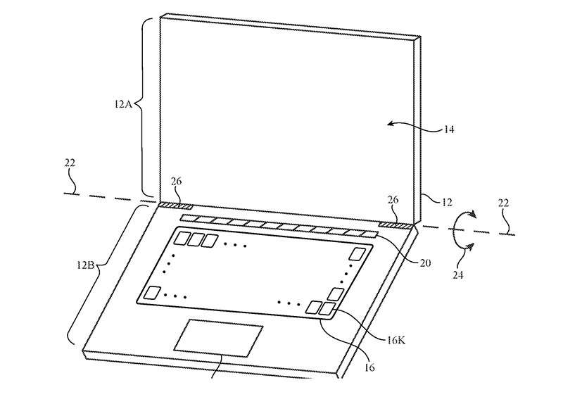 Apple patents keyboard with dynamically changing key functions