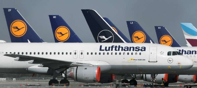 Around 700 of Lufthansa's roughly 760 aircraft are currently parked at airports and more than 80,000 of its 130,000 staff are on
