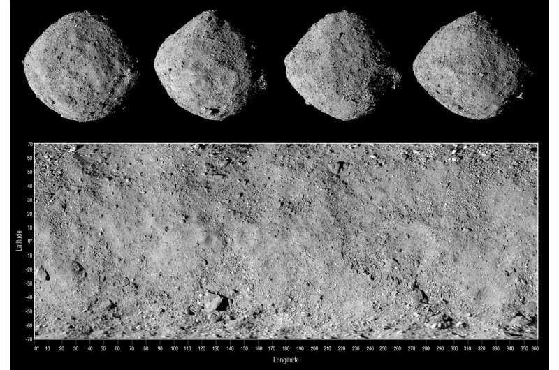 Asteroid's scars tell stories of its past