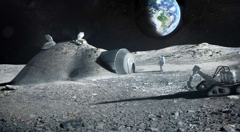 Astronaut urine to build moon bases