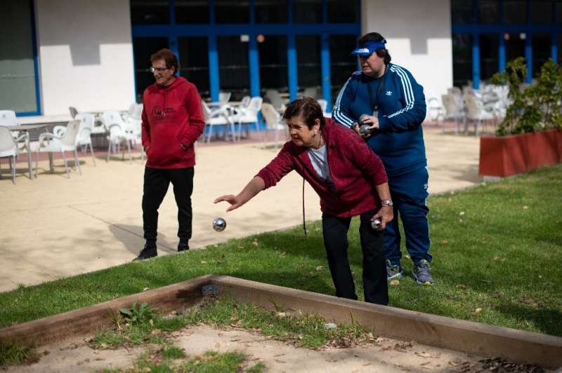 At Salou's Piramide Hotel, just a few guests could be seen playing petanque in the grounds