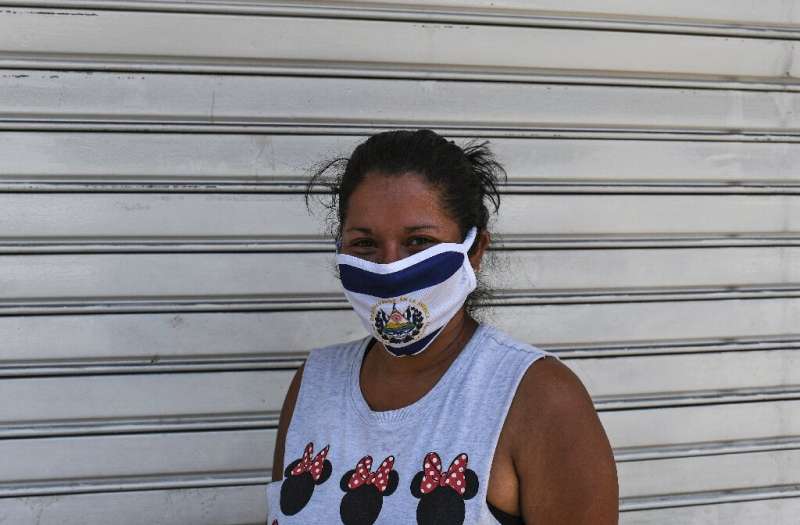 A woman in El Salvador, which joined several central and South American countries imposing quarantine measures to cope with the 