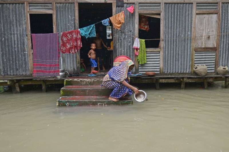 Bangladesh was among countries struck by floods in 2020