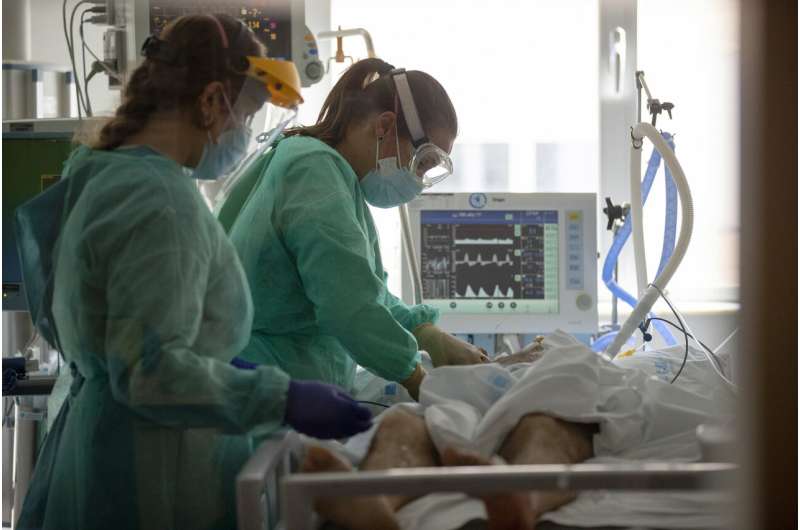 Battered by 1st wave, Madrid hospital staff blench at 2nd