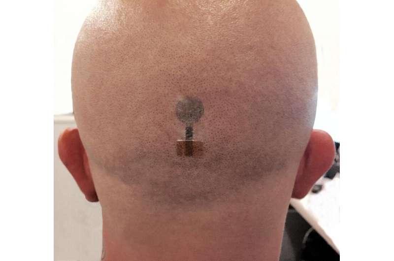 Brain signal measurement using printed tattoo electrodes