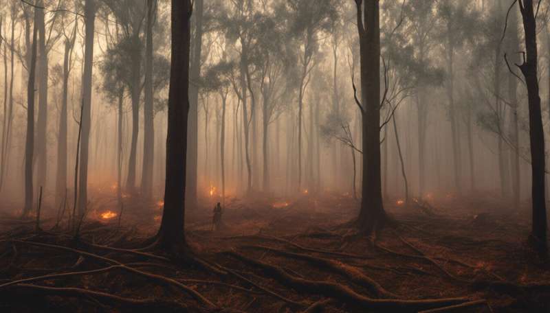 Bushfires release decades of pollutants absorbed by forests