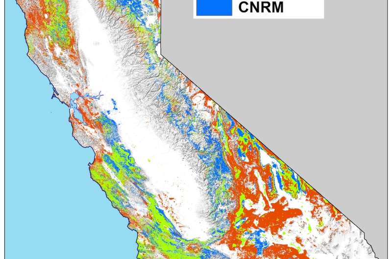 California's climate refugia: Mapping the stable places