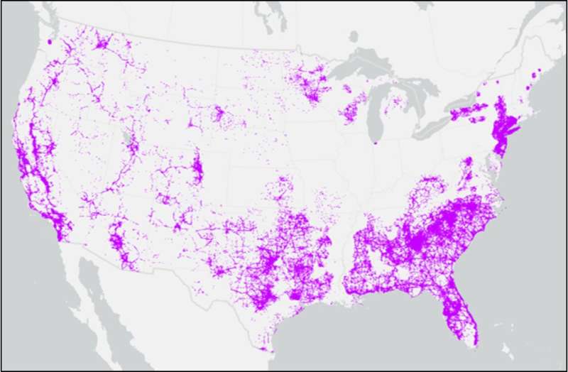 Cellular networks vulnerable to wildfires across U.S.