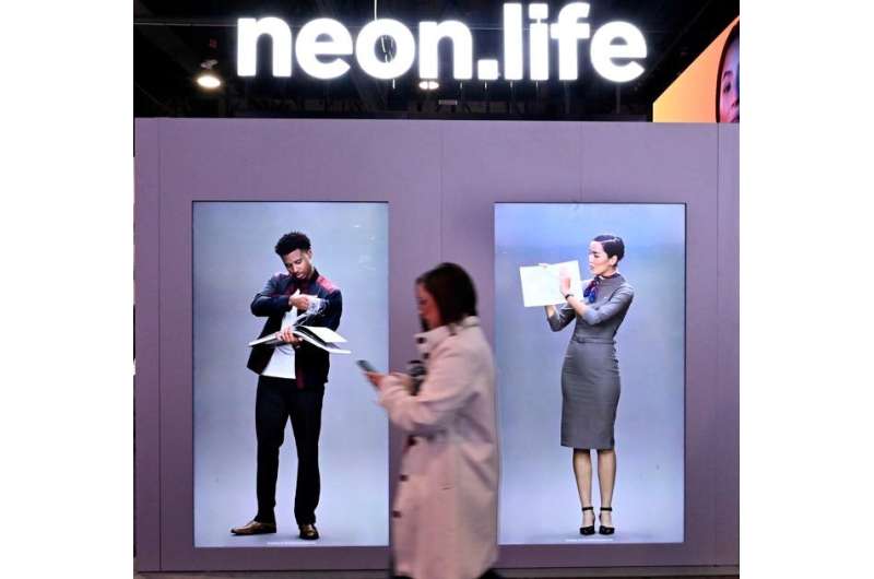 CES: Buzzy NEON startup builds 'artificial humans' that resemble bankers, fashion models