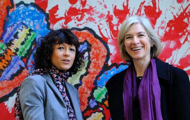 Charpentier (L) and Doudna (R) are the first all-woman team to receive a Nobel science prize