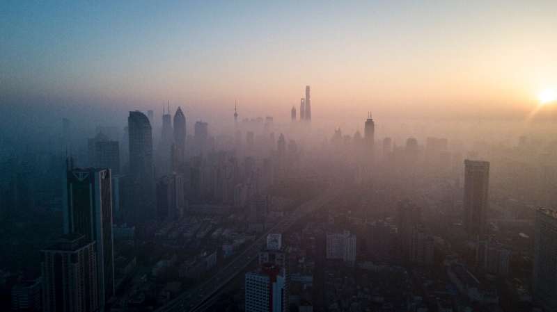 China cut its national average level of airborne PM2.5 particles by 27 percent between 2015 and 2019