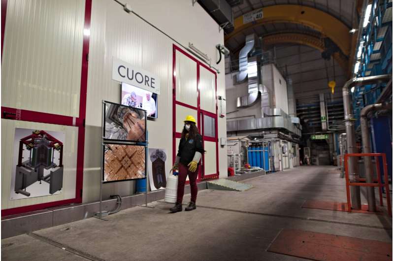 CUORE underground experiment in Italy carries on despite pandemic