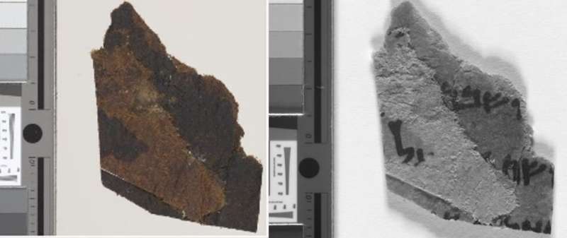 Dead Sea Scroll fragments thought to be blank reveal text