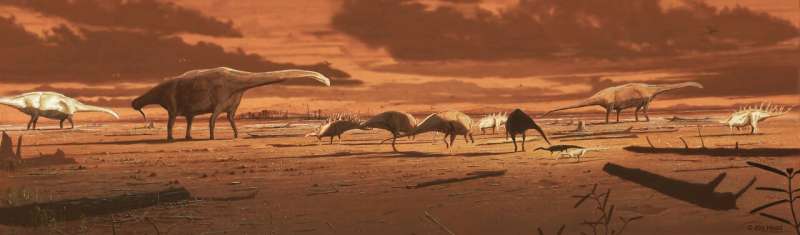 Dinosaur stomping ground in Scotland reveals thriving middle Jurassic ecosystem