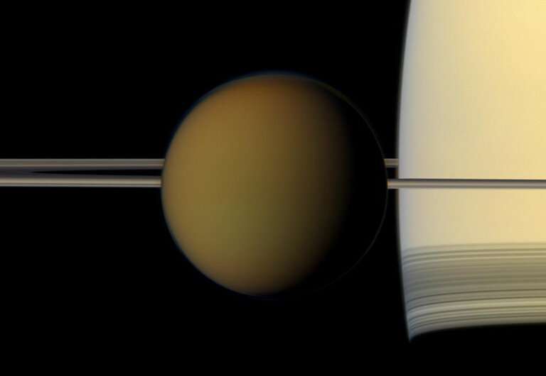 Dust devils may roam hydrocarbon dunes on Saturn’s moon Titan